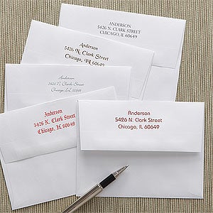 Custom Printed Greeting Card Envelopes - A2 - Set of 15