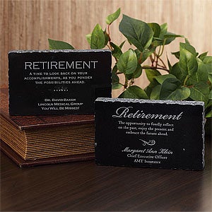 Retirement Engraved Marble Keepsake