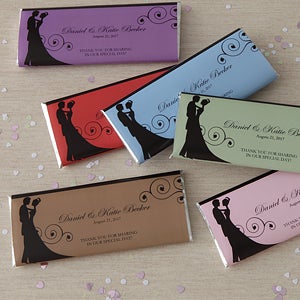 Silhouette Personalized Candy Bar Wrappers