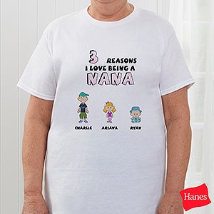 Her Reasons Why Personalized Hanes® Adult T-Shirt