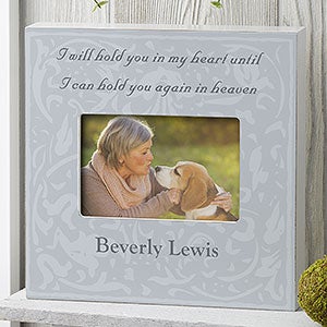 Forever In Our Hearts Personalized Memorial Frame - 4x6 Horizontal Box
