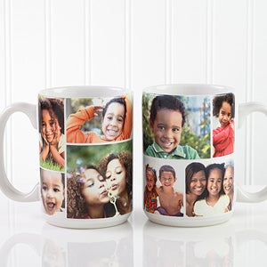 Photo Collage Large Personalized Coffee Mug