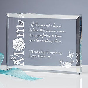 Mothers Love Blooms Personalized Bud Vases