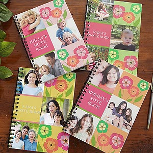 Photo Collage Personalized Mini Notebook Set