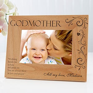 Godparent Personalized Photo Frame- 4 x 6