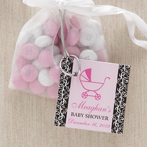 Little Darling Personalized Baby Shower Party Favor Tag - 1 set of 20