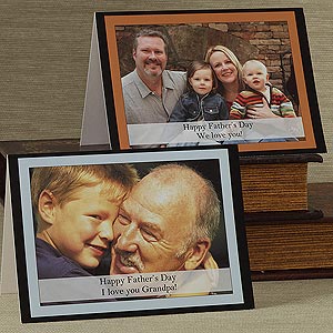 Border Photo Personalized Greeting Card - Horizontal