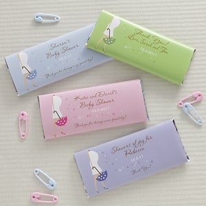 Baby Bump Personalized Candy Bar Wrappers