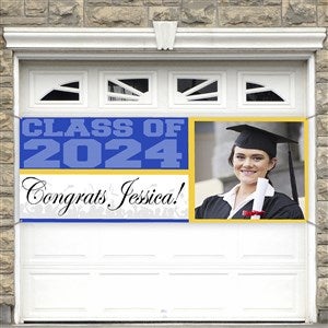 Class Of Personalized Photo Graduation Banner - 45x108