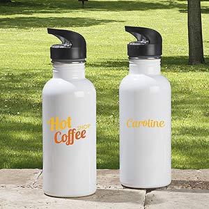 personalized stainless steel water business corporate bottles gifts oz bottle personalizationmall