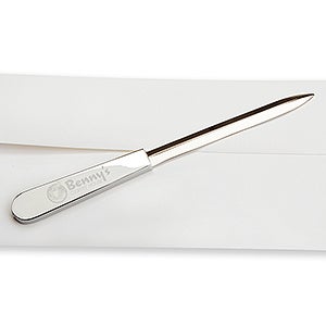 Business Logo Personalized Letter Opener - 8552