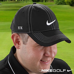 Embroidered Nike Dri-FIT® Black Golf Baseball Cap