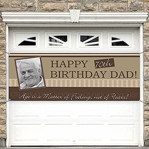 Special Birthday Personalized Photo Banner - 45x108