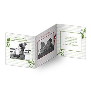 Family Is Forever Square Tri-Fold Photo Cards