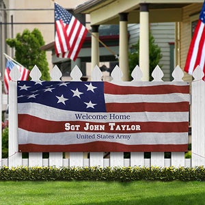 Welcome Home Personalized Banner