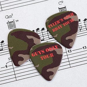 Camo Personalized Guitar Pick