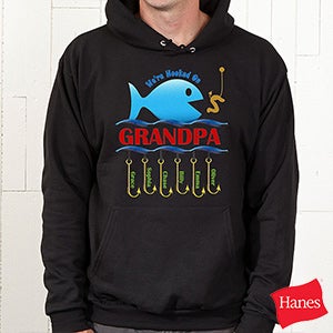 Hooked On You Black Adult Sweatshirt