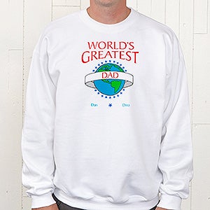 World's Greatest Personalized Adult Sweatshirt