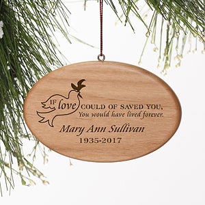 Forever Loved Personalized Memorial Ornament