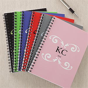 Monogram Me Personalized Mini Notebooks-Set of 2