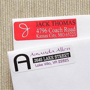 labels address personally yours return personalized