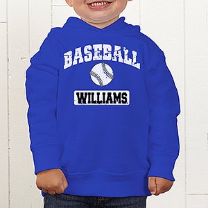 14 Sports Personalized Toddler Hooded Sweatshirt