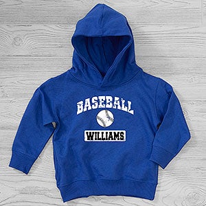 14 Sports Personalized Toddler Hooded Sweatshirt