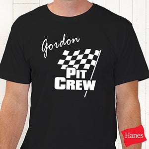 Pit Crew Personalized Hanes® Adult T-Shirt