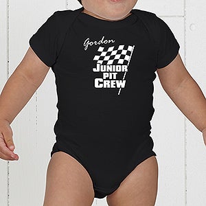 Pit Crew Personalized Baby Bodysuit