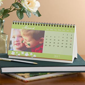 Seasons Change Personalized Photo Desk Calendar