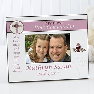 A Girl's First Communion Personalized Frame