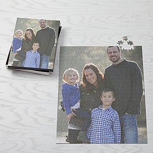 Puzzle of Love Personalized 500 Pc Photo Puzzle - Vertical