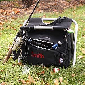 Personalized Fishing and Camping Cooler Chair - #9732