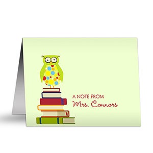 Wise Owl Note Cards & Envelopes