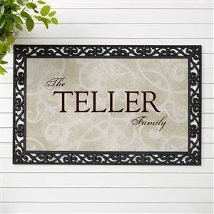 Personalized Family Name Welcome Mat