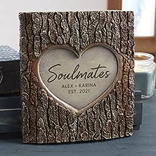 Soulmates Personalized Resin Tree Trunk Sculpture - 30025