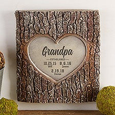 Established Personalized Resin Tree Trunk Sculpture - 30038