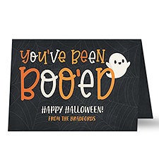 Youve Been Booed Personalized Greeting Cards - 30105