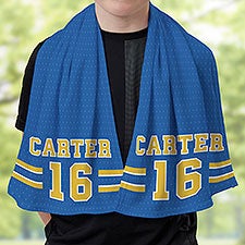 Sports Jersey for Kids Personalized Cooling Towel - 30156