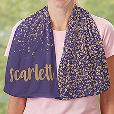 Sparkling Name Personalized Cooling Towel - 30177