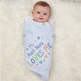 You Are Loved Personalized Baby Receiving Blanket - 30205