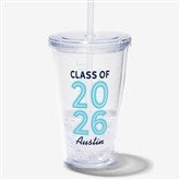 Graduating Class Of Personalized Insulated Acrylic Tumbler - 30232