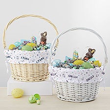 Space Personalized Easter Basket With Folding Handle - 30247