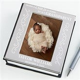 A Grandparent Is Born Engraved Silver Photo Albums - 30260