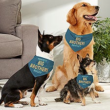 Promoted to Big Brother Personalized Dog Bandanas - 30262