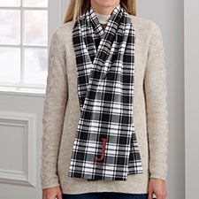 Christmas Plaid Personalized Womens Scarf - 30275