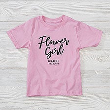 Classic Elegance Personalized Flower Girl T-Shirts - 30321
