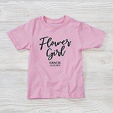 Classic Elegance Personalized Flower Girl T-Shirts - 30321