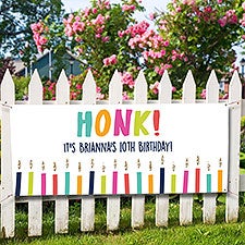 Honk! Its My Birthday Personalized Banner - 30333