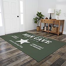 His Place Personalized Area Rugs - 30356